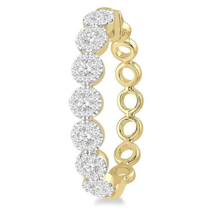 Shine Bright Diamond Hoop Earrings
