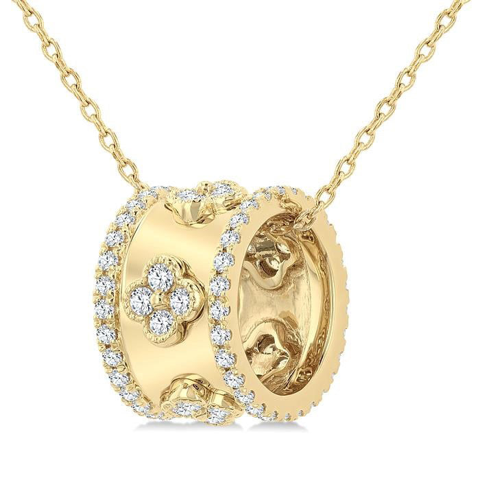 Clover Diamond Fashion Pendant