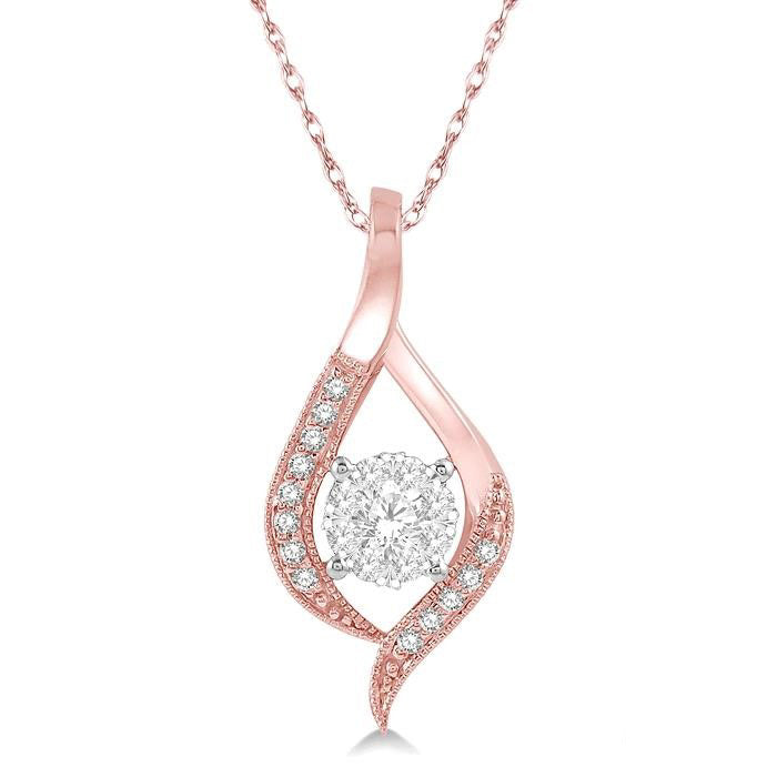 Zaira Round Shape Shine Bright Diamond Pendant