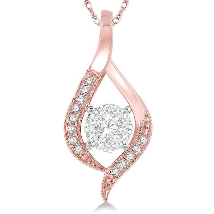 Zaira Round Shape Shine Bright Diamond Pendant