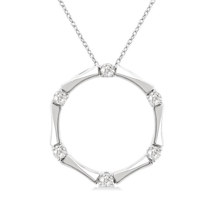 Aria Solstice Diamond Fashion Bamboo Pendant