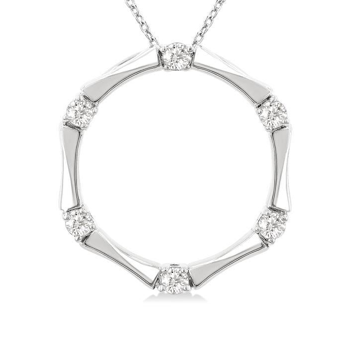 Aria Solstice Diamond Fashion Bamboo Pendant