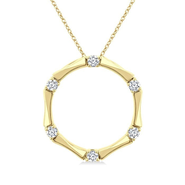 Atlas Nyx Diamond Fashion Bamboo Pendant