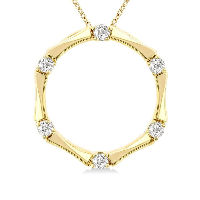 Atlas Nyx Diamond Fashion Bamboo Pendant