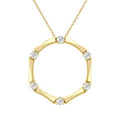 Petite Diamond Fashion Bamboo Pendant