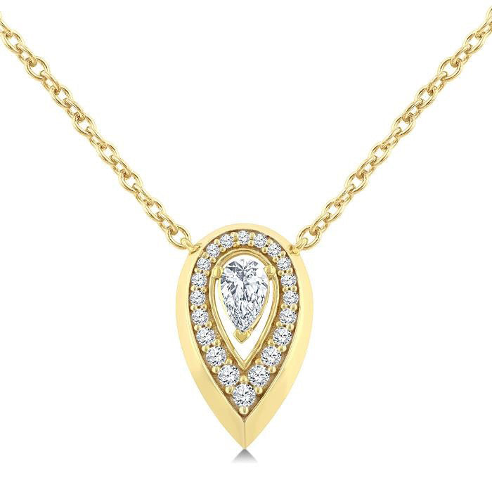 Harbor Orion Pear Shape Art Deco Diamond Fashion Pendant