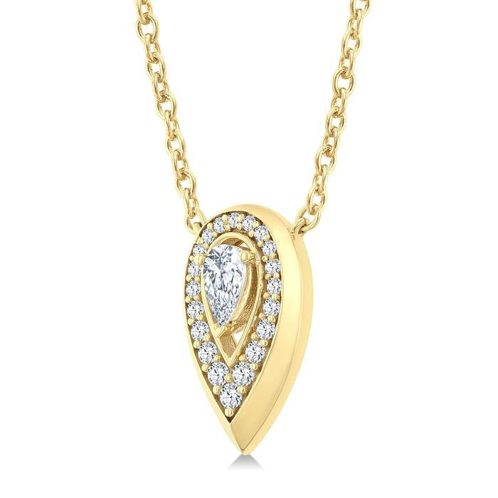 Harbor Orion Pear Shape Art Deco Diamond Fashion Pendant