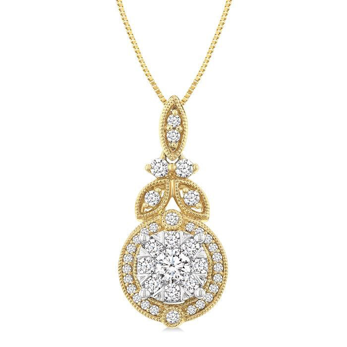 Seraph Victoire Round Shape Shine Bright Diamond Pendant