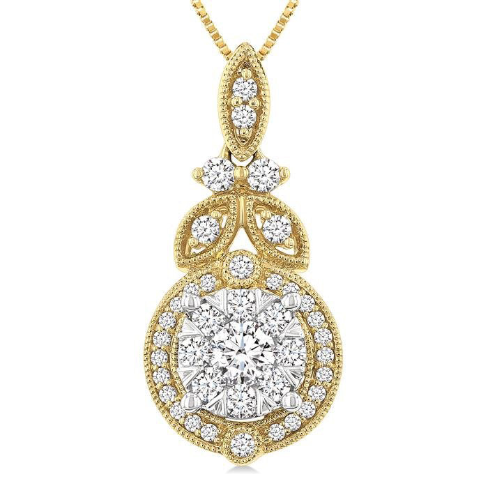 Seraph Victoire Round Shape Shine Bright Diamond Pendant