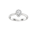 Diamond Pear Shaped Halo Engagement Ring