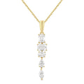 Xenia Prairie Mixed Shape Diamond Fashion Pendant