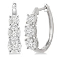 3/4 Ctw Diamond Shine Bright Earrings in 14K White Gold