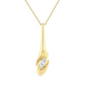 Mallow Harbor Twist Diamond Fashion Pendant