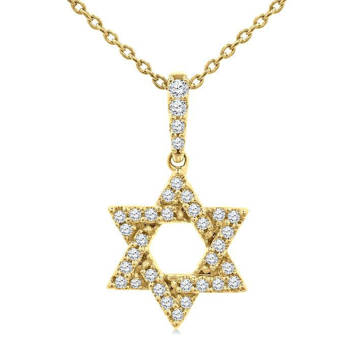 Xanthe Sabine Star Of David Petite Diamond Fashion Pendant