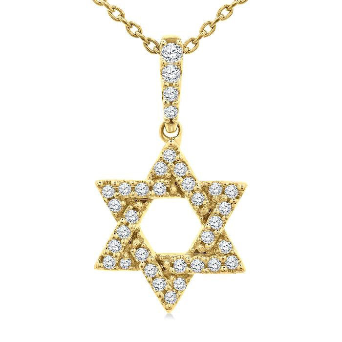 Xanthe Sabine Star Of David Petite Diamond Fashion Pendant