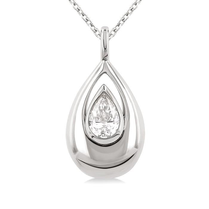 Cinder Élan Pear Shape Diamond Fashion Pendant