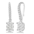 Oval Shape Shine Bright Diamond Earrings
