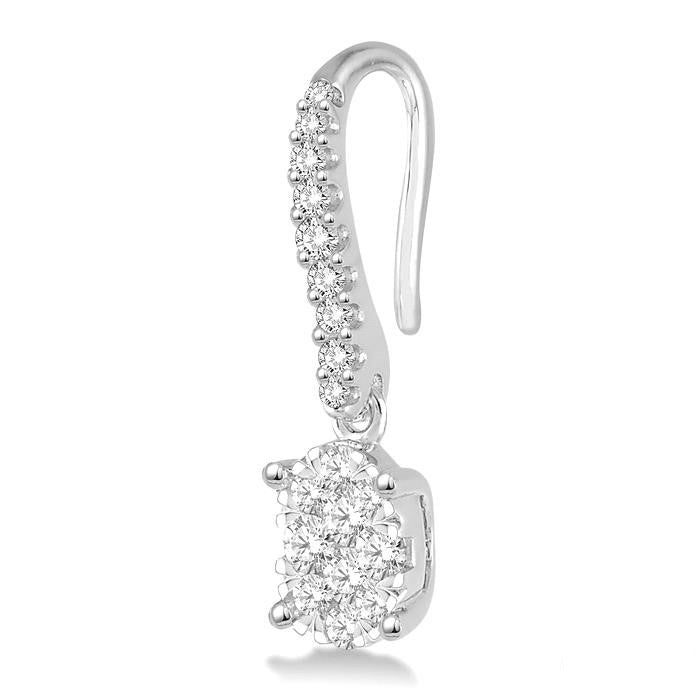 Oval Shape Shine Bright Diamond Earrings
