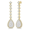 Pear Shape Shine Bright Diamond Earrings