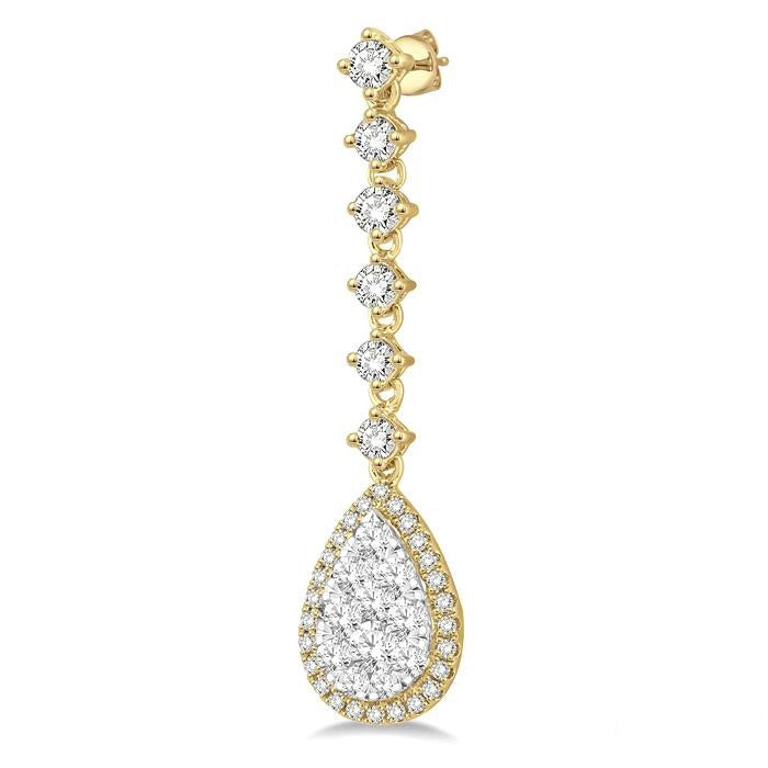 Pear Shape Shine Bright Diamond Earrings