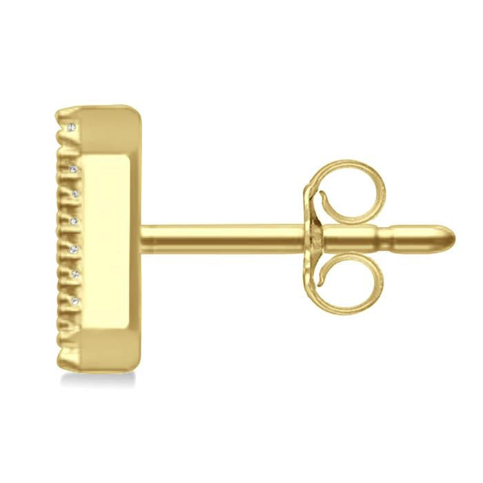 Block 'Z' Initial Diamond Earrings
