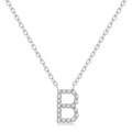 Tempest Seraph Block 'B' Initial Diamond Pendant