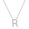 Peregrine Élan Block 'R' Initial Diamond Pendant