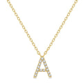 Paragon Block 'A' Initial Diamond Pendant