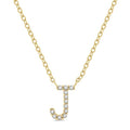 Serenade Atlas Block 'J' Initial Diamond Pendant