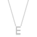 Peregrine Gale Block 'E' Initial Diamond Pendant