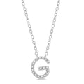 Tamarind Ivy Block 'G' Initial Diamond Pendant