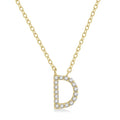 Echo Sabine Block 'D' Initial Diamond Pendant