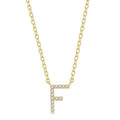 Élan Wisteria Block 'F' Initial Diamond Pendant