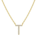 Whisper Quiana Block 'T' Initial Diamond Pendant