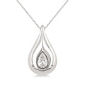 Xanthe Ember Pear Shape Diamond Fashion Pendant