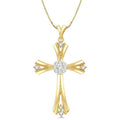 Lark Celestia Cross Shine Bright Diamond Fashion Pendant