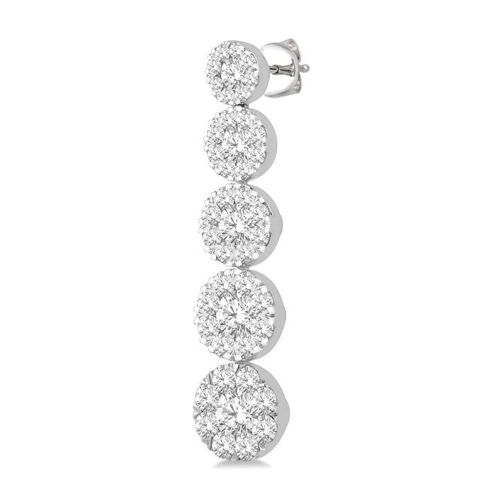 Shine Bright Essential Journey Diamond Long Earrings