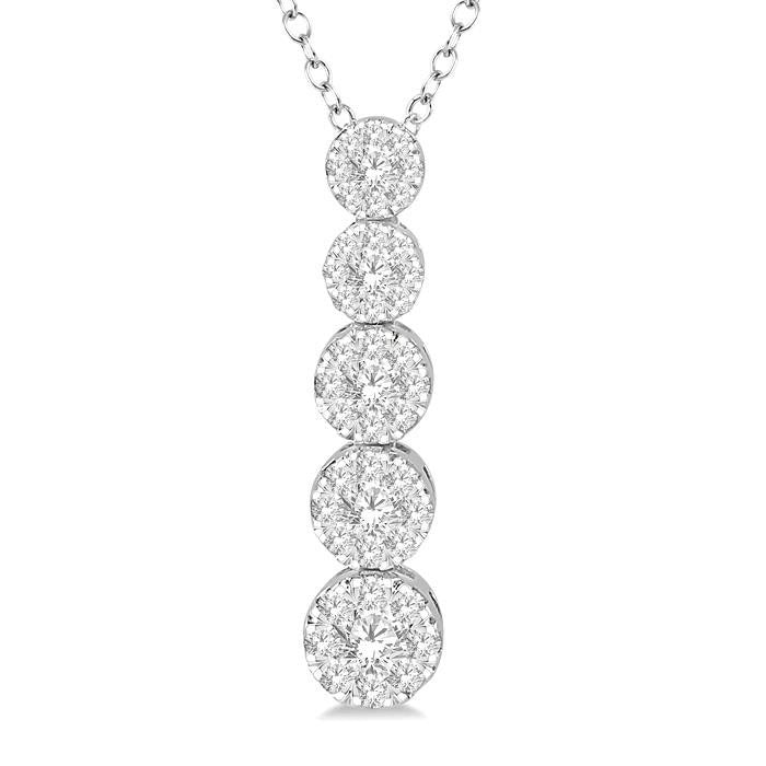 Blossom Vesper Shine Bright Essential Journey Diamond Pendant