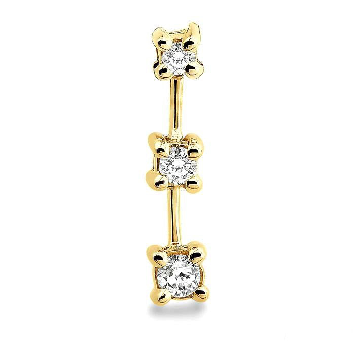 Past Present & Future Diamond Earrings