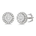 Shine Bright RaVioLux CaNoPho 14K White Gold Diamond Pave Earrings