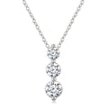 River Serenade 3 Stone Diamond Fashion Pendant
