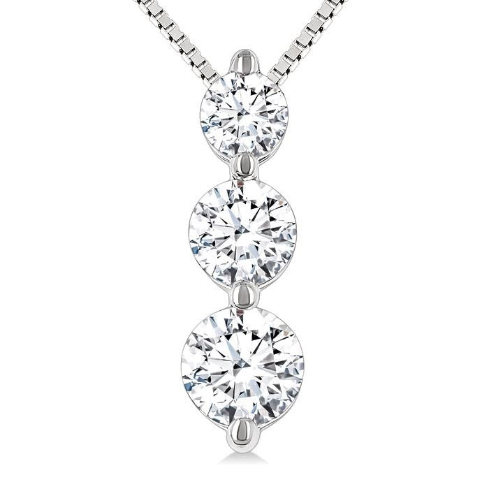 Nocturne Thorn 3 Stone Diamond Fashion Pendant