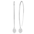 Oval Shape Shine Bright Diamond Earrings