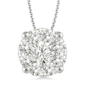Aster Nyx Round Shape Shine Bright Essential Diamond Solitaire Pendant