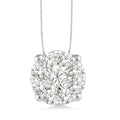 Marigold Noblesse Round Shape Shine Bright Essential Diamond Solitaire Pendant