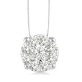 Cyra Round Shape Shine Bright Essential Diamond Solitaire Pendant