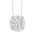 Elysian Lysandra Round Shape Shine Bright Essential Diamond Solitaire Pendant