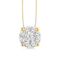 Helios Serenade Round Shape Shine Bright Essential Diamond Solitaire Pendant