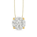 Heritage Noblesse Round Shape Shine Bright Essential Diamond Solitaire Pendant
