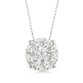 Fen Gale Round Shape Shine Bright Essential Diamond Solitaire Pendant